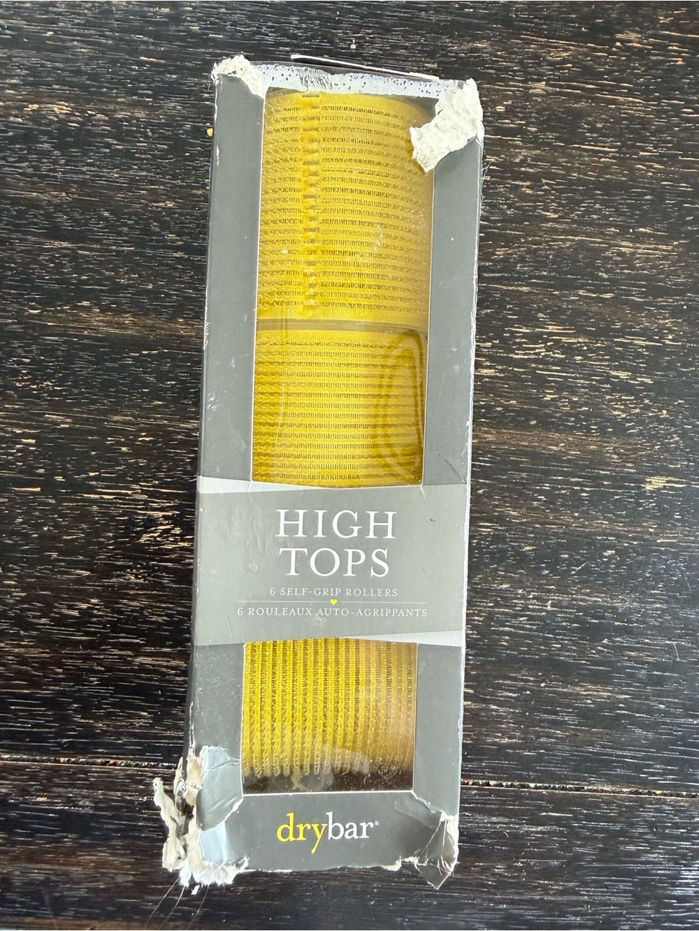 Drybar High Tops Self-Grip Rollers — Bright Yellow Set